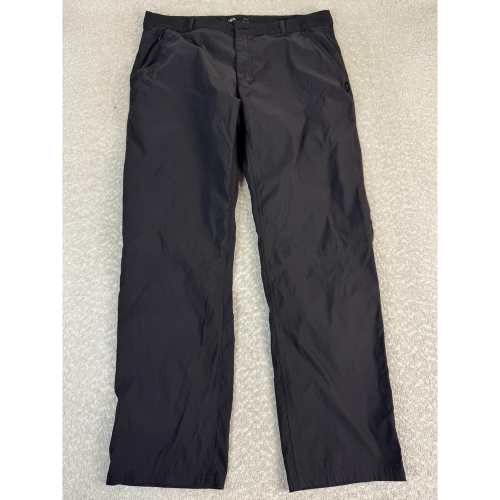 Oakley Pants Mens 38x31 Black Chino Lightweight Microfiber Casual Pockets